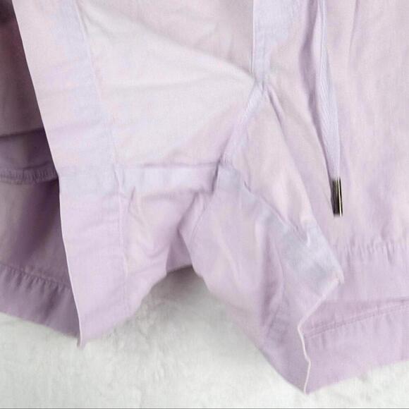 Reclaimed Vintage Shorts Small Lilac Pale Soft Purple Pull on 100% Cotton Short - Picture 8 of 12